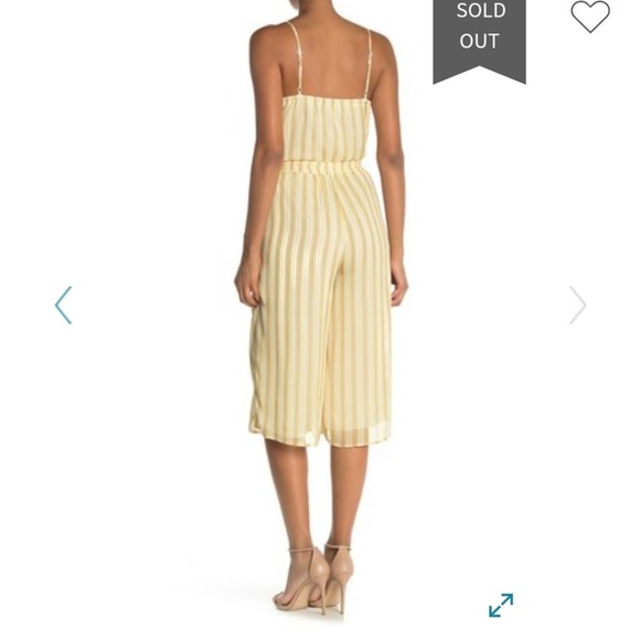 Row A | NWT striped culotte jumpsuit - Picture 4 of 11